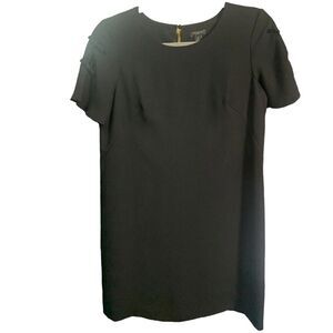 ANN TAYLOR Shift Straight Dress with bow tie on sleeves